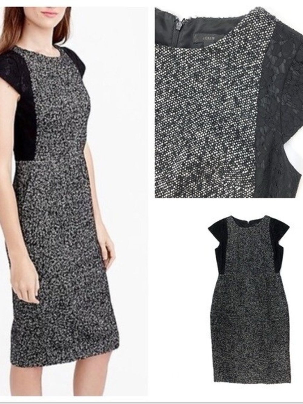 J. Crew Tweed Sheath Dress